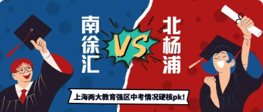 南徐汇VS北杨浦,上海两大教育强区中考情况硬核pk!谁更胜一筹?